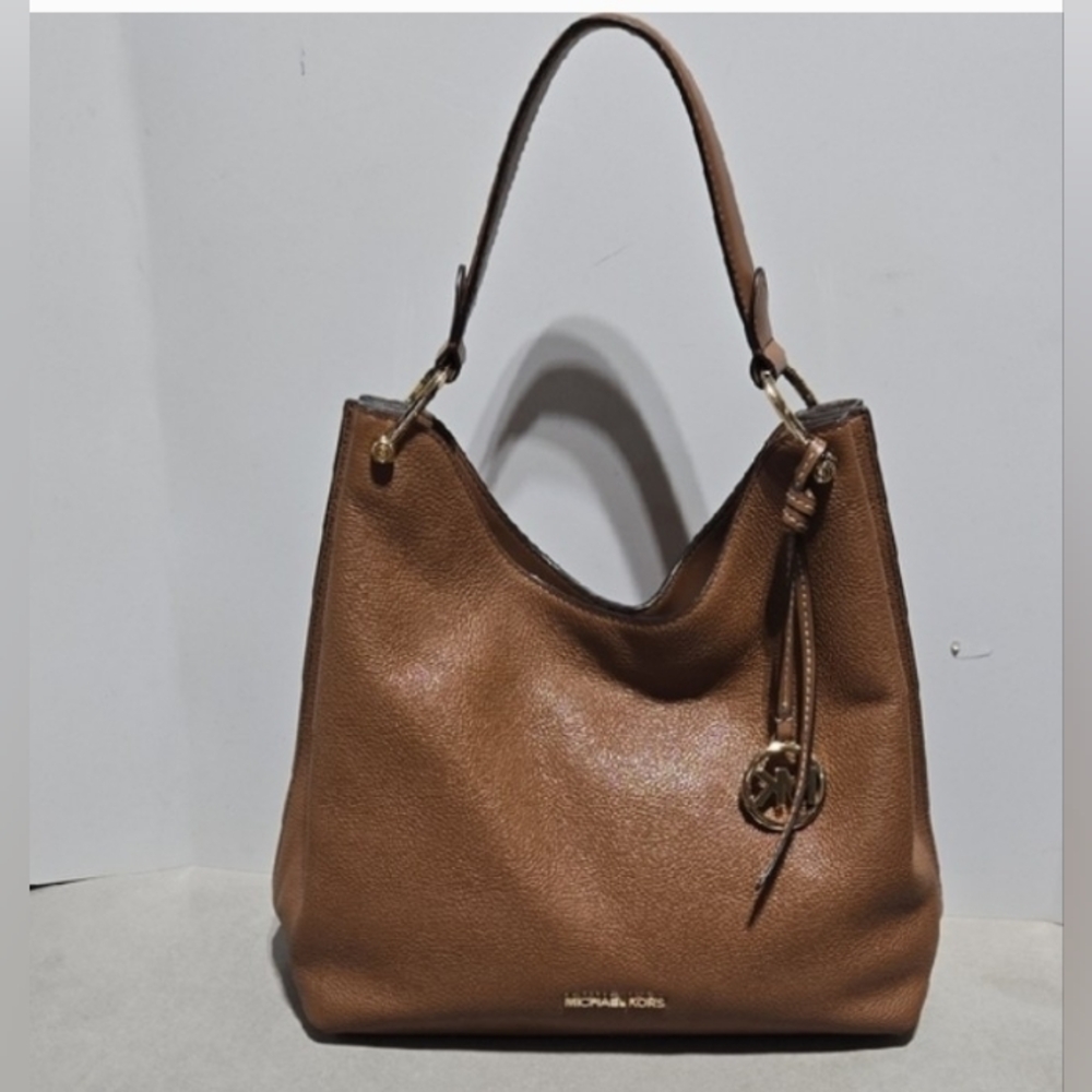 Michael Kors Tan Leather Shoulder Bag